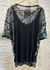 Vestido Zara Bordado Preto - comprar online