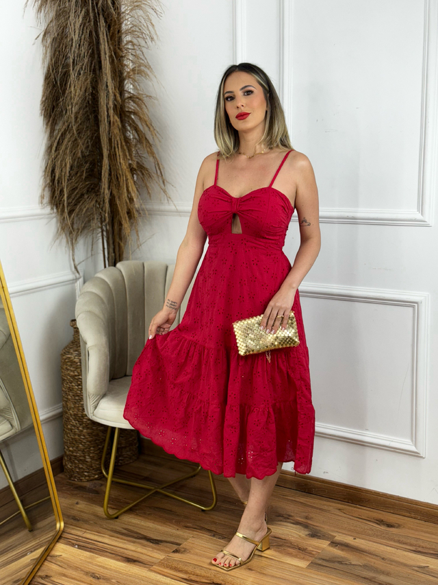 Next red cheap lace dress
