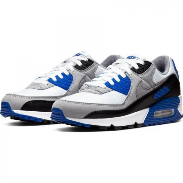 Air max shop azul e branco