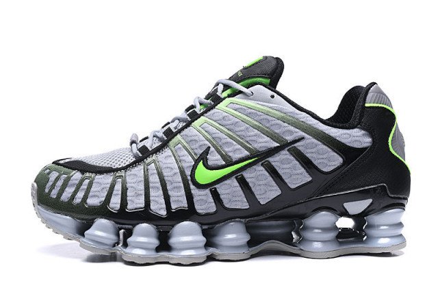 Nike Shox TL 12 Molas Cinza Verde - Comprar em Fwstoree