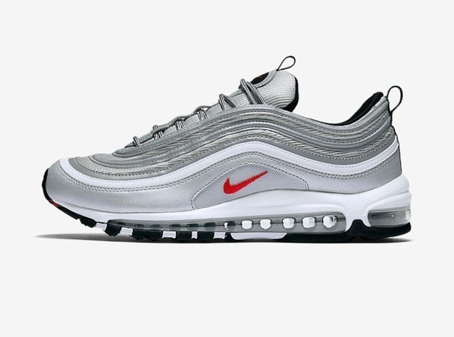 Tênis Nike Air max 97 Bullet Prata refletivo “olho de gato”