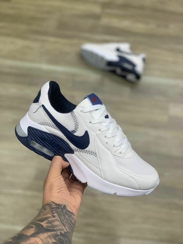 Nike Air Max 90 Excee Branco e Azul - Fwstoree