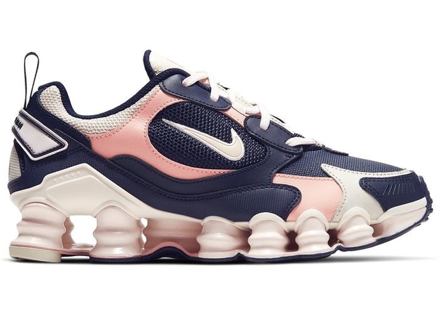 Nike Shox 12 molas TL Nova Azul Rosa Fwstoree
