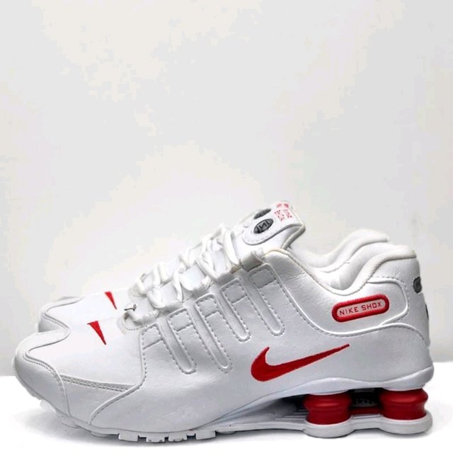 Tênis Nike Shox Nz 4 Molas Branco/Vermelho - Fwstoree