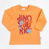 Remera Dinosaurio Naranja 0 a 24 meses