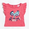 Remera Autito Fucsia 0 a 24 meses