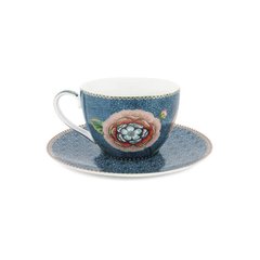 SET 2 TAZAS CON PLATO TE SPRING TO LIFE AZUL - comprar online