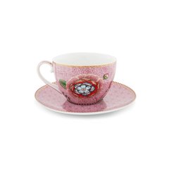 SET 2 TAZAS CON PLATO TE SPRING TO LIFE ROSA - comprar online