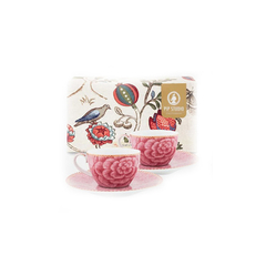 SET 2 TAZAS CON PLATO CAFE SPRING TO LIFE ROSA - comprar online