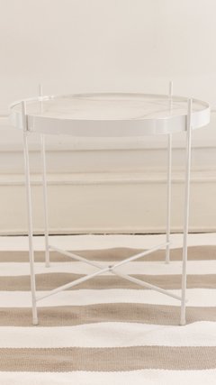 MESA ARRIME CUPID MARMOL BLANCO - comprar online