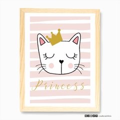 Cuadro- Gatita Princess - comprar online