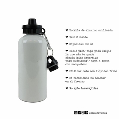 Hoppy Botella deportiva de aluminio Arcoiris personalizable en internet