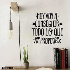 Textos- Hoy voy a conseguir todo lo que me proponga