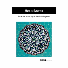 Azulejos- Mandala turquesa