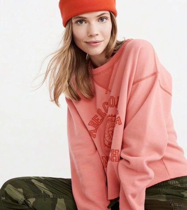 Buzo Abercrombie Fitch Coral 7726