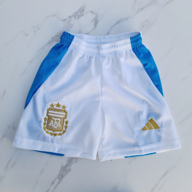 SHORT DE LA SELECCION ARGENTINA TITULAR BLANCO