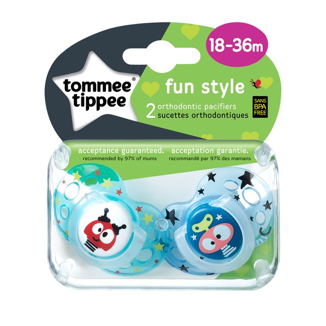 Tommee Tippee Chupete Night para niñas de 18 a 36 meses 