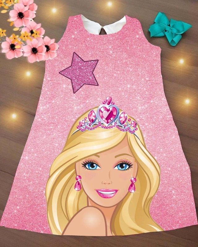 Vestido Barbie Festa Adulto