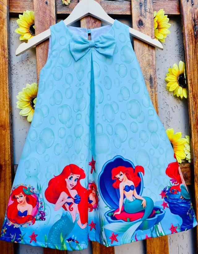 Vestido de Crochê Infantil Branca de Neve