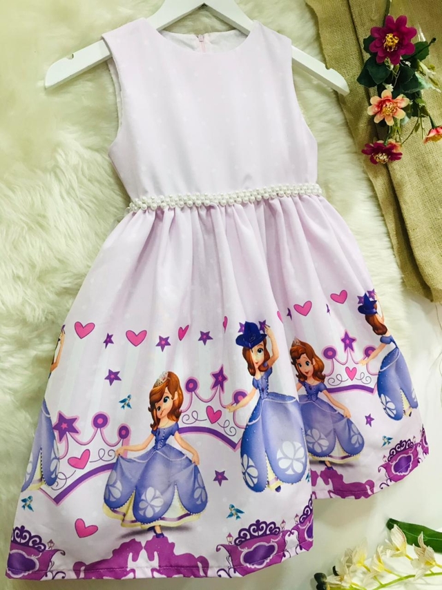 Mãe e filha para o tema princesa Sofia