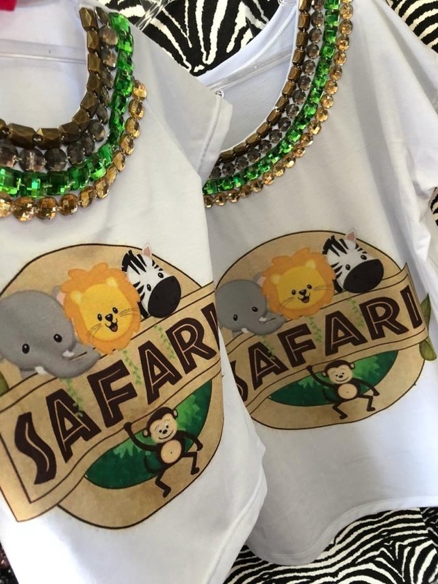 Camiseta safari mãe e filho - Comprar em Happy Balloon