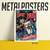 Metalposter Vintage Comic - Batman vs Joker