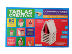 TABLAS CREATIVAS 50 PZ CONSTRUCCIONES - SOLO JUEGOS