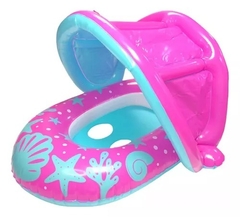 Asiento Inflable Baby Filtro Uv Bebe Rosa Bestway 34091