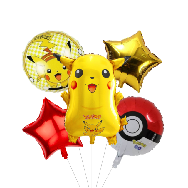 Comprar Globo Pokemon Pikachu andante de 132cm por solo 29,95 €. En