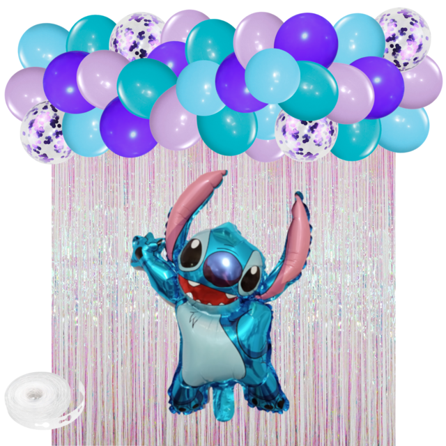 Kit Combo Stitch Lilo Deco Cumpleaños - PROYECTAMAR