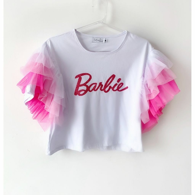 Tee Barbie Rosa Adulto