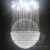 L141 Lustre de Cristal Bola 60cm - Juliana Baczynski Iluminação Decorativa