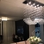 L81 Lustre de Cristal Sala de Jantar Modelo Onda 80x30cm - Juliana Baczynski Iluminação Decorativa