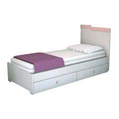 Cama Laurina 1 Plaza Blanca