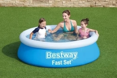 Pileta Redonda Inflable Bestway Fast Set 183*51Cm (6126/57392) - comprar online