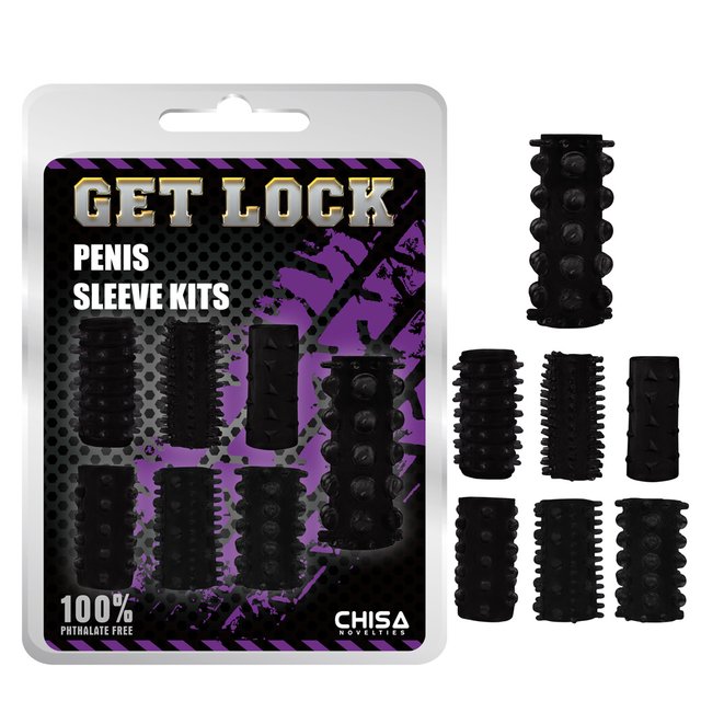 PENIS SLEEVE KITS BLACK Inttimus Sex Shop