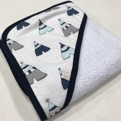 Toallón con Capucha Estampada (85 cm x 75 cm) - comprar online