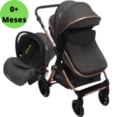 COCHE 3 EN 1 PREMIUM BABY KANSAS GRIS en internet