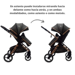 COCHE 3 EN 1 PREMIUM BABY KANSAS GRIS - tienda online