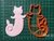 Cortante Gato Sirena 10cm mar - comprar online
