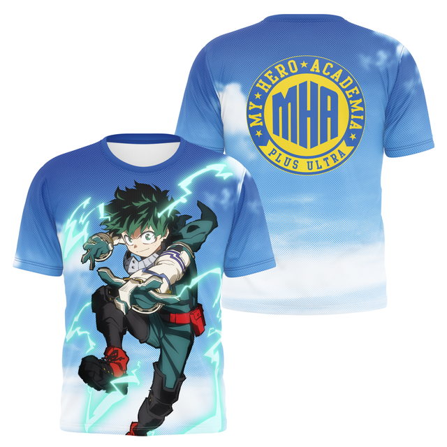 Camiseta Boku no Hero Academia - Izuku Midoriya DEKU - CTBNHA08