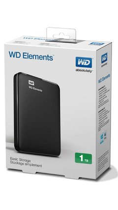 Disco Rigido Portatil Externo 1tb Western Digital Elements - dotPix Store