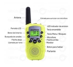 Par Handy Baofeng Bf-t3 Radio Walkie Talkie Uhf 22 Canales - tienda online