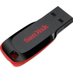 Pendrive Sandisk Cruzer Blade 128gb Negro Blister Original