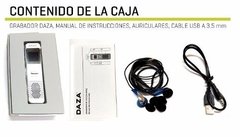 Grabador De Voz Digital Daza 8gb Mp3 Usb Microfono Stereo en internet