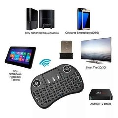 Mini Teclado Inalambrico Smart Tv Netflix Pc Iluminado en internet