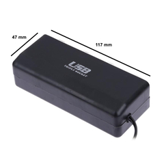 Adaptador para encendedor auto 12V 3 salidas 12V + cargador USB 12v-24v Wf0096 - tienda online