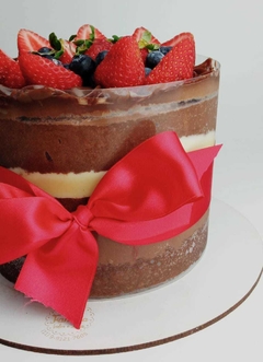Chocolate com Frutas Vermelhas (Naked Cake) na internet