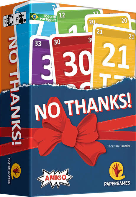 Place Games No Thanks! Jogo de Cartas Paper Games J023