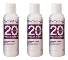 Oxidante Bonmetique X3 Unidades 20 Volúmenes 100ml Cremoso